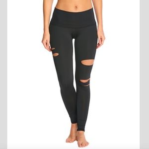 Teeki Laser Cut Harley leggings-size small